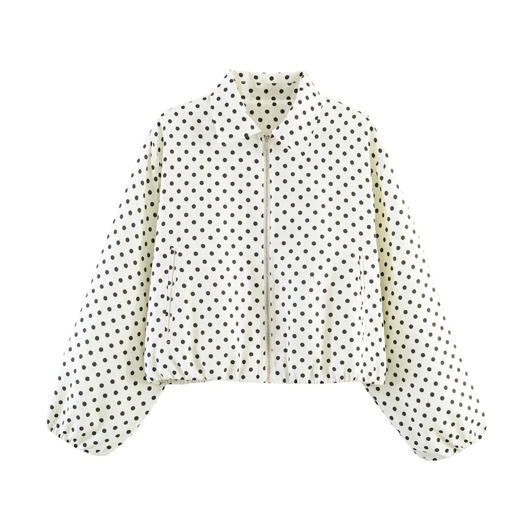 SLTNX Women's Bomber Jacket Zip Puffed Varsity Jackets for Women Cropped